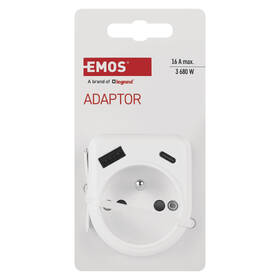Rozbočovacia zásuvka EMOS 1x USB, 1x USB-C, 1x zásuvka biela

 obrázok produktu 3 z 4