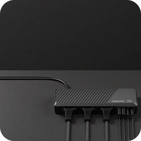 Kábel predlžovací Cubenest SlimLine PowerStrip, 3x AC zásuvka, 2x USB-A + 2x USB-C 33W, 1,5m čierny

 obrázok produktu 6 z 7
