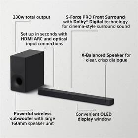 Soundbar Sony HT-S400 čierny

 obrázok produktu 14 z 20