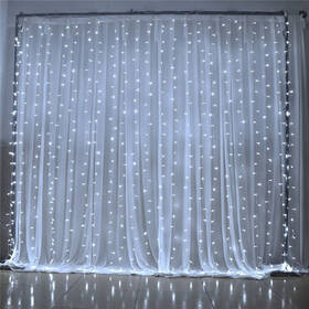 Vianočné osvetlenie ColorWay vnútorné, 300 LED, 3× 3m, 220–240V AC, studená biela 

 obrázok produktu 8 z 18