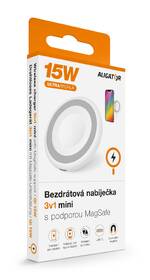 Bezdrôtová nabíjačka Aligator 3v1 mini biela

 obrázok produktu 10 z 10