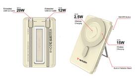 Powerbank Verbatim Charge 'n' Go 2C, 2× USB-C, 5000 mAh zlatý

 obrázok produktu 4 z 6
