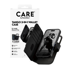 Puzdro na mobil flipové PanzerGlass CARE MagSafe Tango 2v1 Wallet na Apple iPhone 17 Pro čierne

 obrázok produktu 4 z 5