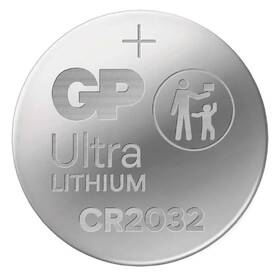 Batéria lítiová GP ULTRA CR2032 4BL, knoflíková 

 obrázok produktu 1 z 1