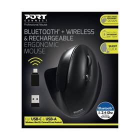 Myš PORT CONNECT Ergonomic Rechargeable čierna

 obrázok produktu 8 z 9