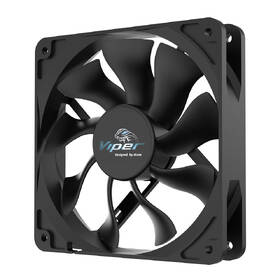 Ventilátor AKASA Viper Black 120 mm čierny

 obrázok produktu 3 z 3