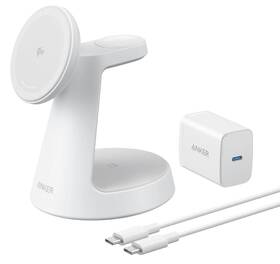 Bezdrôtová nabíjačka Anker MagGo 3v1 Dock Stand 15W biela

 obrázok produktu 1 z 7