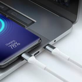 Kábel 3mk N-SERIES USB-C/USB-C  2m PD 3.0 QC 3.0 20V/5A 100W biely

 obrázok produktu 3 z 3