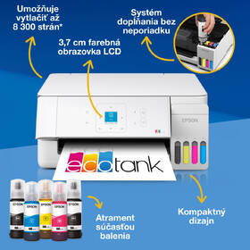 Tlačiareň multifunkčná Epson EcoTank L3366 biela

 obrázok produktu 3 z 16