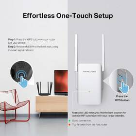 Wi-Fi extender Mercusys ME80X AX3000 biely

 obrázok produktu 5 z 7