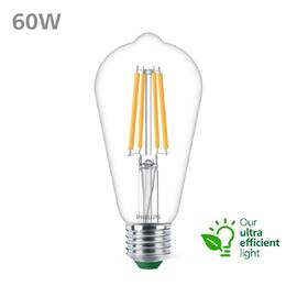 LED žiarovka Philips 60W, filament, ST64, E27, teplá bílá 

 obrázok produktu 2 z 3