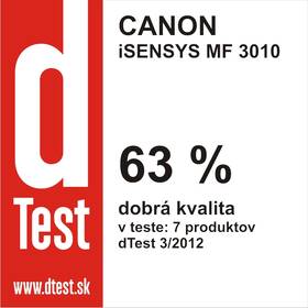 Tlačiareň multifunkčná Canon MF3010 čierna

 obrázok produktu 5 z 5