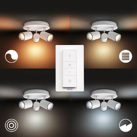 Bodové svietidlo Philips Adore White Ambiance 3 Spot 

 obrázok produktu 3 z 5