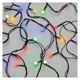 Vianočné osvetlenie EMOS 80 LED cherry reťaz - guličky, 8 m, vonkajšie aj vnútorné, multicolor, časovač 

 obrázok produktu 1 z 8