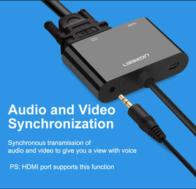 Redukcia UGREEN HDMI/VGA + HDMI Converter čierna

 obrázok produktu 2 z 10