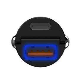Adaptér do auta Celly Mini USB-C/USB-A, 30 W čierny

 obrázok produktu 1 z 4