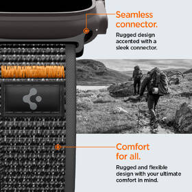 Remienok Spigen Athlex Air 2 Active na Apple Watch 49mm/46mm/45mm/44mm čierny/oranžový

 obrázok produktu 9 z 10