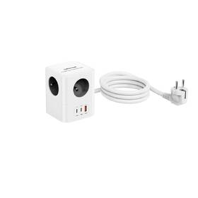 Rozbočovacia zásuvka Cubenest PowerCube 4xAC, PD 30W, 2xC,1xA, 1.5m kabel sivá/biela

 obrázok produktu 3 z 5