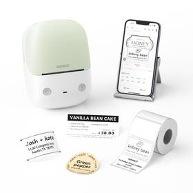Tlačiareň štítkov Niimbot B2 + role štítkov zelená

 obrázok produktu 6 z 12