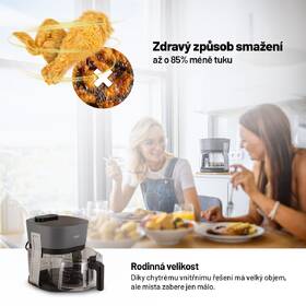 Fritéza teplovzdušná Lauben Glass&SteamAir® Fryer 4500BG 

 obrázok produktu 9 z 16