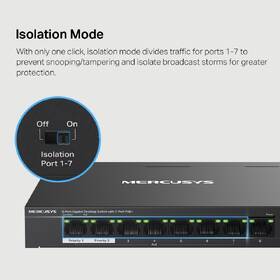 Switch Mercusys MS108GP 

 obrázok produktu 6 z 9