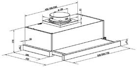 Odsávač pár Candy CBT625/2B/1 

 obrázok produktu 2 z 2