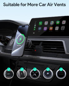 Držiak na mobil Aukey MagFusion Dash Qi sivý

 obrázok produktu 9 z 14