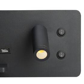Bodové svietidlo IMMAX LED Be PREPARE 4v1 s Qi nabíjaním, USB, varianta ľavá čierne

 obrázok produktu 5 z 8