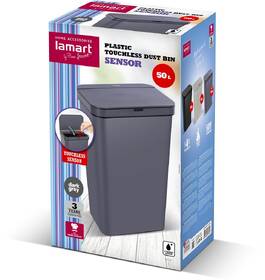 Bezdotykový odpadkový kôš Lamart LT8108 50 l sivý

 obrázok produktu 4 z 4