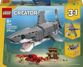 Stavebnica LEGO® Creator 3 v 1 31381 Divoký žralok a truhlica s pokladom 

 obrázok produktu 2 z 8