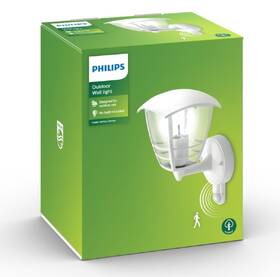 Nástenné svietidlo Philips Creek Up, 1xE27, senzor pohybu biele

 obrázok produktu 1 z 1