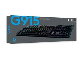 Klávesnica Logitech G915 Lightspeed RGB, Linear, US čierna

 obrázok produktu 5 z 5