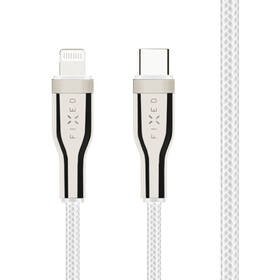 Kábel FIXED USB-C/Lightning s podporou PD, MFi, 1,2m biely

 obrázok produktu 2 z 7