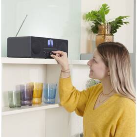 Internetový rádioprijímač s DAB+ Hama DIR1570CBT čierny

 obrázok produktu 11 z 11
