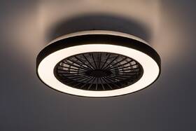 LED stropné svietidlo Rabalux Dalfon2, s ventilátorom čierne/strieborné

 obrázok produktu 4 z 7
