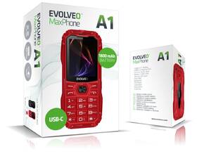 Mobilný telefón Evolveo MaxPhone A1 červený

 obrázok produktu 8 z 8