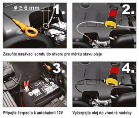 Čerpadlo Compass na odsávání oleje a nafty 12 V (bez batérie) 

 obrázok produktu 5 z 6