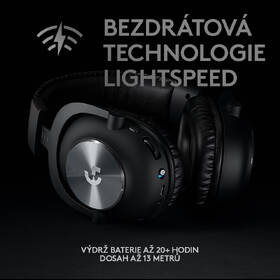 Headset Logitech G PRO X Lightspeed Wireless čierny

 obrázok produktu 5 z 10