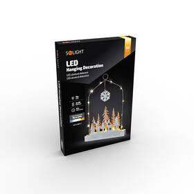 LED dekorácie Solight závesná - les s jeleňami, 14x LED, 2x AA 

 obrázok produktu 6 z 6