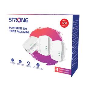 Sieťový rozvod LAN po 230V Strong 600 DUO MINI, 2 jednotky biely

 obrázok produktu 11 z 11