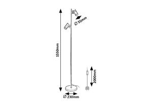 Stojacia lampa Rabalux Maximilian 73046 čierne

 obrázok produktu 6 z 6
