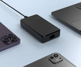 Sieťový adaptér FIXED GaN USB-C, PD 3.0, 65 W + 4x adaptér čierny

 obrázok produktu 5 z 10