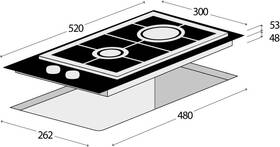Plynová varná platňa Concept PDV7230bc 

 obrázok produktu 4 z 4