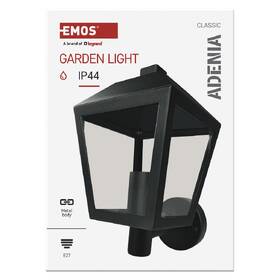 Nástenné svietidlo EMOS Adenia ZGB010P, zahradní, E27, IP44, MAX 15W čierne

 obrázok produktu 3 z 9