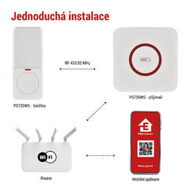 Zvonček bezdrôtový EMOS GoSmart P5735WS biely

 obrázok produktu 7 z 18