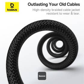 Kábel Baseus Tungsten Gold USB-C/USB-C, magnetický, 1m čierny

 obrázok produktu 4 z 9
