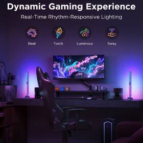 Nástenné svietidlo Govee Smart RGBIC Gaming Pre svetelné panely Matter sivé

 obrázok produktu 8 z 8