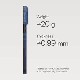 Kryt na mobil Pitaka Ultra-Slim Over the Horizon na Apple iPhone 17 Pro Max modrý

 obrázok produktu 10 z 11