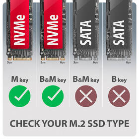 Externý rámček Axagon ARMORED box, USB-C 20Gbps - M.2 NVMe SSD čierny

 obrázok produktu 9 z 9
