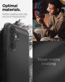 Kryt na mobil Spigen Rugged Armor - Samsung Galaxy A57 5G čierny

 obrázok produktu 16 z 17